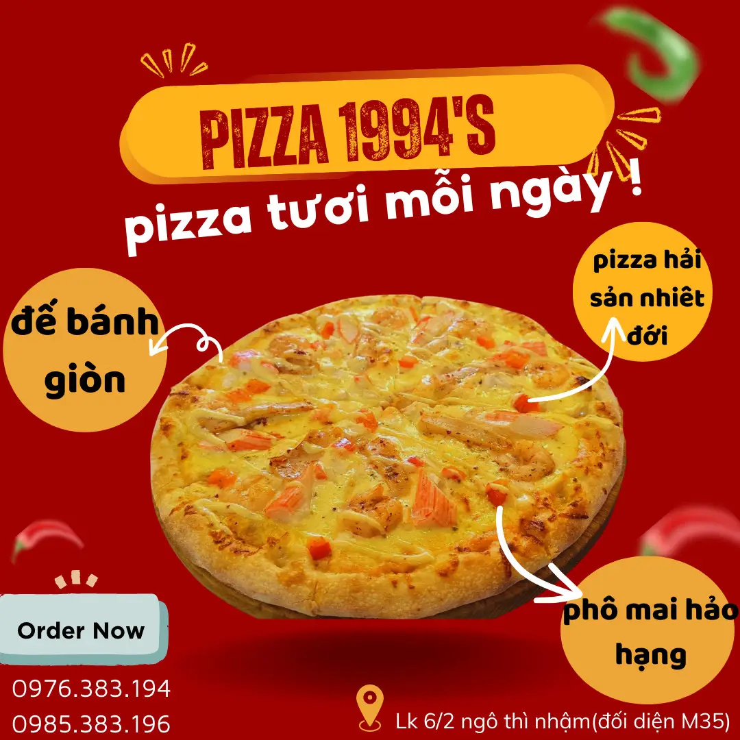 Hình ảnh Pizza Hải Sản Nhiệt Đới /Tropical Seafood