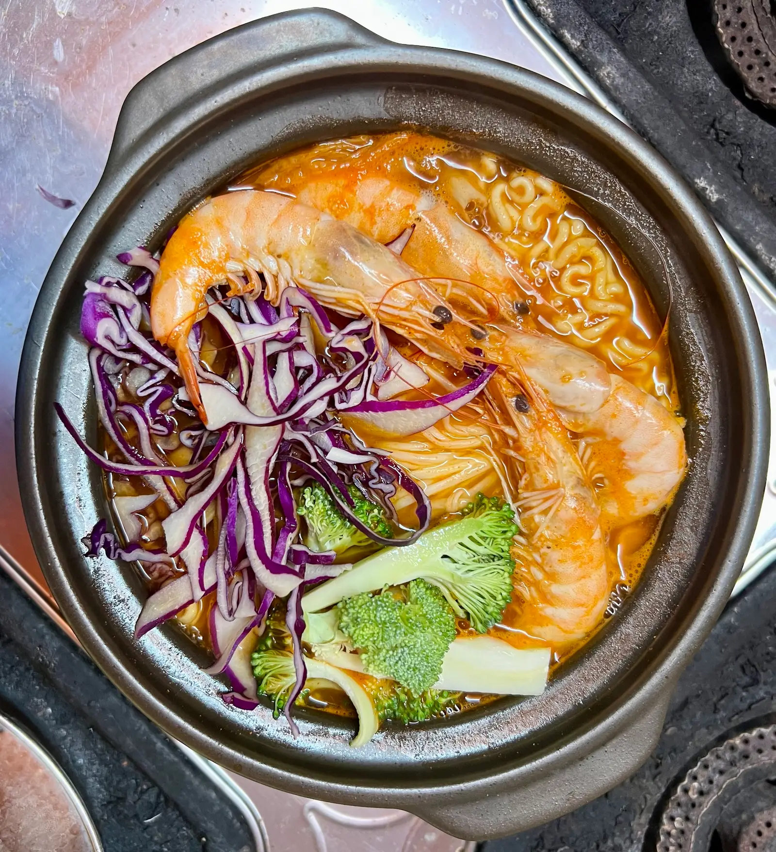Hình ảnh MỲ CAY KIM CHI TÔM