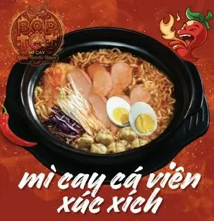 Hình ảnh Mì Cay Cá Viên Bò Viên Xúc Xích