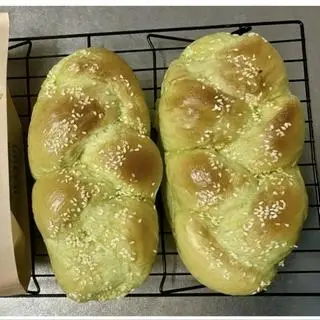 Hình ảnh bánh hoa cúc lá dứa