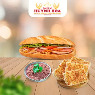 Hình ảnh Combo 3: 1 Bánh mì truyền thống sz L; 1 Bịch cơm cháy mắm; 1 Hộp patê 300gr