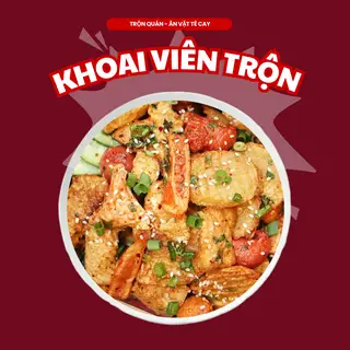Hình ảnh Khoai và viên trộn tê cay