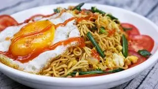Hình ảnh mì xào trứng