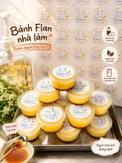 Hình ảnh Combo 10 bánh flan