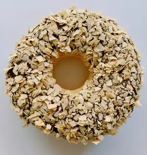 Hình ảnh Donut scl đen - ngũ cốc sữa giòn