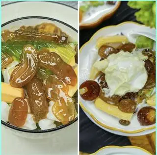 Hình ảnh Combo chè sầu xay - chè thốt nốt