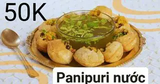 Hình ảnh Panipuri nước/ Water Phuchka