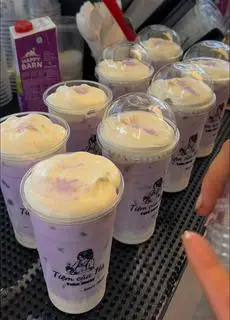 Hình ảnh khoai môn kem muối
