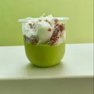 Hình ảnh kem bơ dừa non 