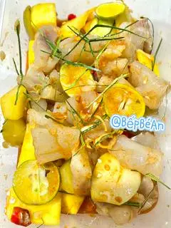Hình ảnh Gân bò (kèm nước chấm sữa tắc ớt nhà làm)