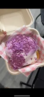 Hình ảnh Bánh mây - khoai môn tím
