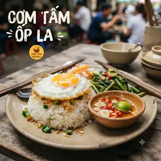 Hình ảnh Cơm Tấm 1 Trứng Ốp La