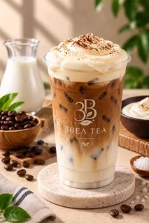 Hình ảnh Sữa tươi cafe kem muối