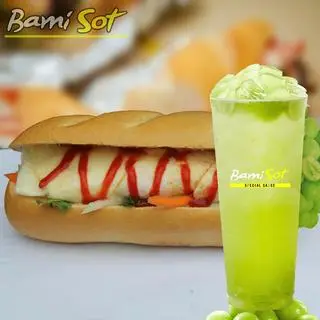Hình ảnh COMBO Bánh Mì Pate Bò Chả Trứng + Nước Nho tươi Kiwi