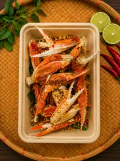 Hình ảnh Càng ghẹ rang muối
