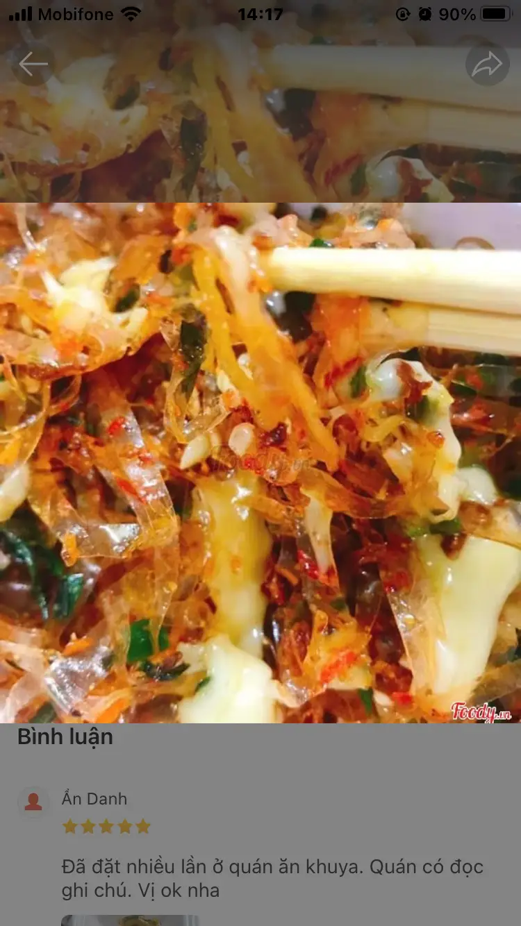 Hình ảnh bánh tráng trộn 