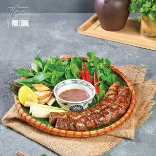 Hình ảnh Dồi mỡ nướng 