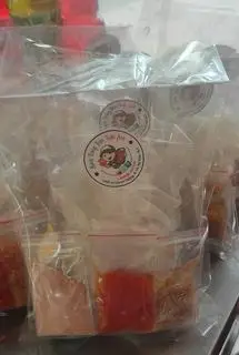 Hình ảnh bánh tráng dẻo muối,, tỏi  ,sa tế 