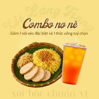 Hình ảnh Combo no nê: Xôi xéo đặc biệt và đồ uống