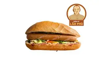 Hình ảnh Bánh mì xúc xích xông khói Patê bơ chà bông