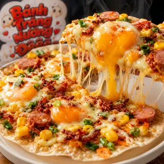 Hình ảnh BÁNH TRÁNG NƯỚNG LÒNG ĐÀO ĐẶC BIỆT