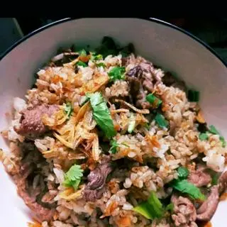 Hình ảnh cơm chiên bò 