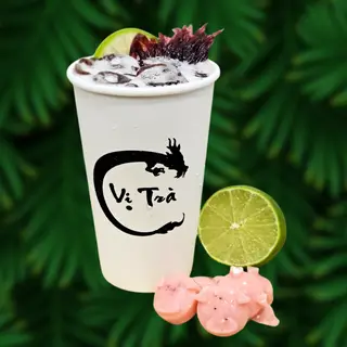 Hình ảnh Trà vải hibiscus (trà vải atiso đỏ)