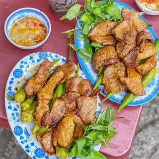 Hình ảnh Vú Heo Ướp Chao Nướng Sate (2-3ng ăn)