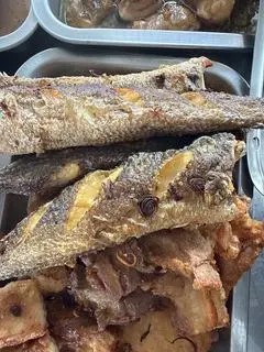 Hình ảnh cá lóc muối xả chiên