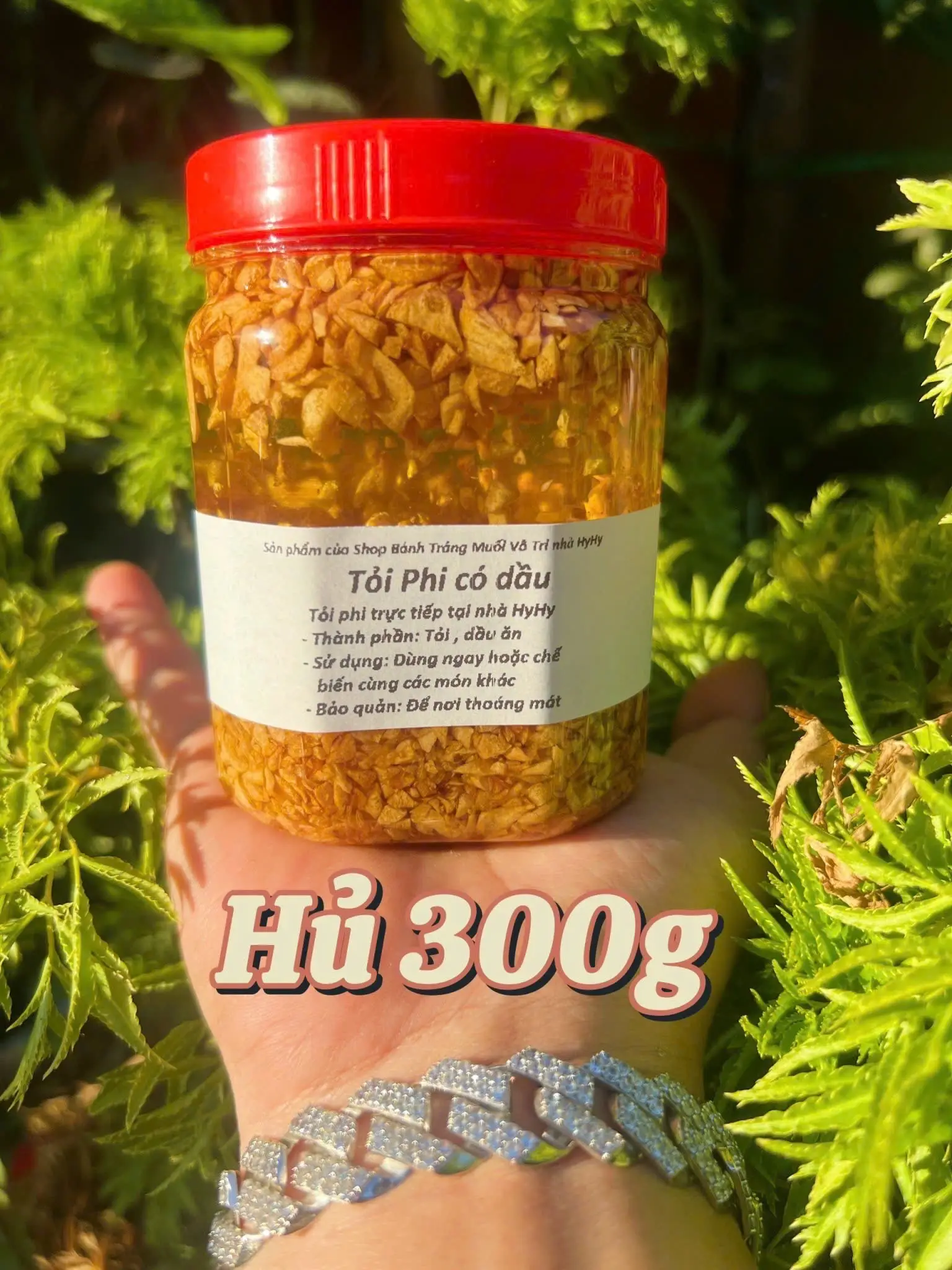 Hình ảnh Tỏi phi có dầu 300g