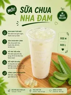 Hình ảnh Sữa chua nha đam