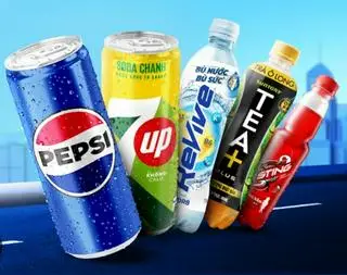 Hình ảnh Pepsi, Sting, 7up 