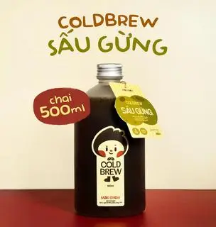 Hình ảnh Chai 500ml - Coldbrew Sấu Gừng