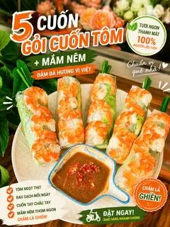 Hình ảnh 5 Gỏi Cuốn Tôm Đặc Biệt