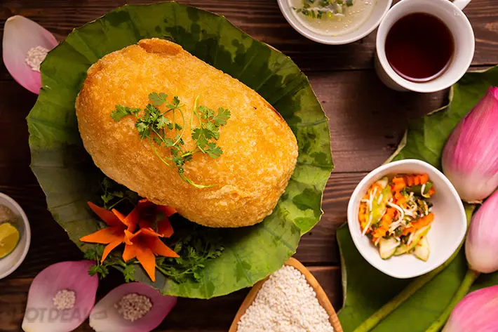Hình ảnh Gà bó xôi nửa con