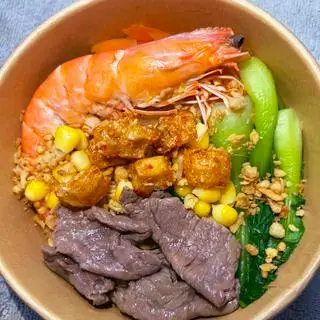 Hình ảnh Mì Trộn Tôm Bò Tứ Xuyên 