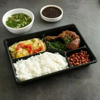 Hình ảnh Cơm trắng đùi gà