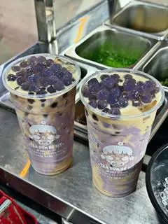 Hình ảnh Trà Sữa Lài Sốt Khoai Môn Tươi