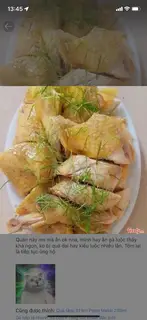Hình ảnh gà hấp 1/2 + sốt chấm thần thánh