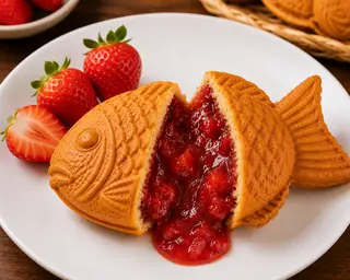 Hình ảnh Bánh cá / Hotdog nhân dâu