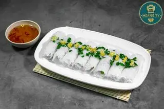 Hình ảnh Bánh hỏi tôm cháy cuộn heo quay da giòn Hoàng Ty