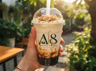 Hình ảnh Trà Sữa Kem Trứng Dừa Nướng