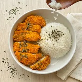 Hình ảnh Cơm thịt heo chiên xù