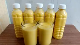 Hình ảnh sữa bí đỏ (chai)