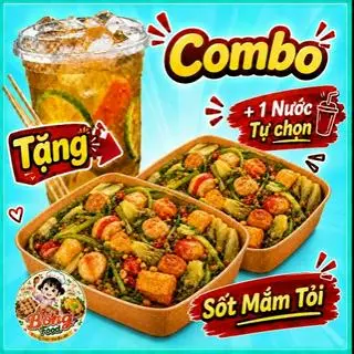 Hình ảnh Combo Cá Viên Chiên Sốt Mắm Tỏi Phần Lớn+ Tặng kèm 1 nước Tự chọn 
