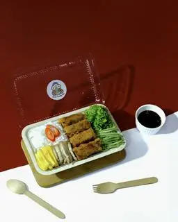 Hình ảnh Bún chả giò rế & thịt trứng - Tặng 1 nước