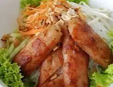 Hình ảnh Bún trộn nen nướng