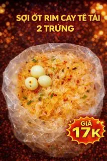 Hình ảnh Sợi trộn sate, 2 trứng