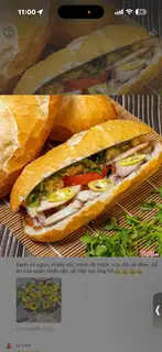 Hình ảnh Bánh mì heo quay trứng