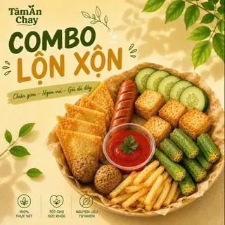 Hình ảnh Combo lộn xộn chay size L